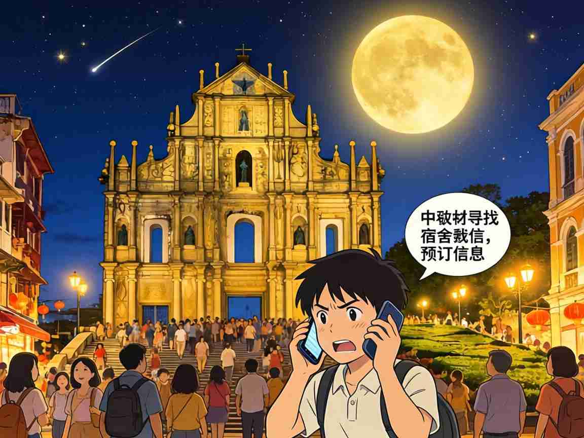 中秋澳门游热潮:大学生小林为抢大三巴一肖一特一中宿舍怎么订急坏了