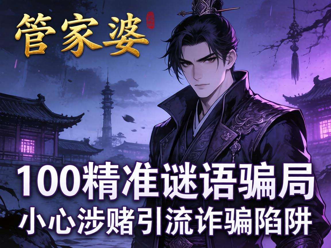 警惕澳门管家婆100精准谜语骗局，小心涉赌引流诈骗陷阱