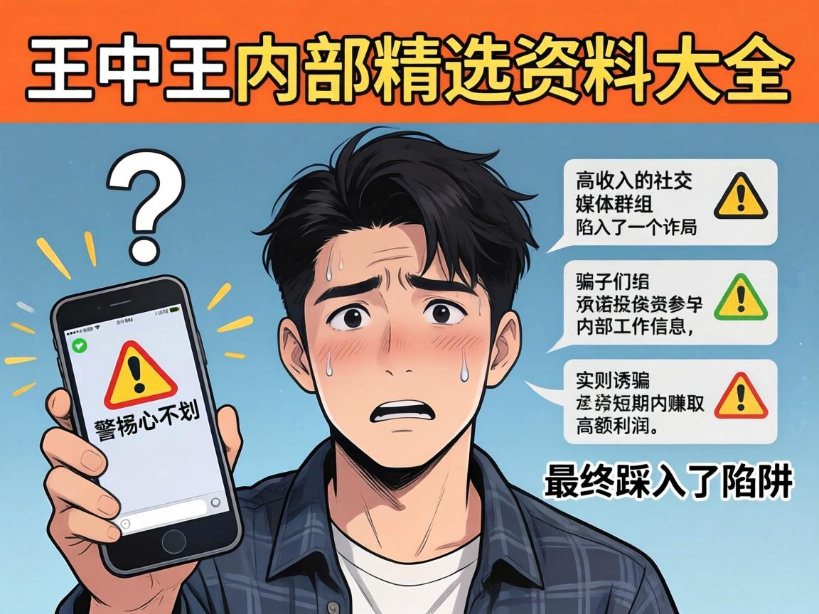 警惕“王中王内部精选资料大全”引流诈骗，年轻人求职别踩赚快钱陷阱
