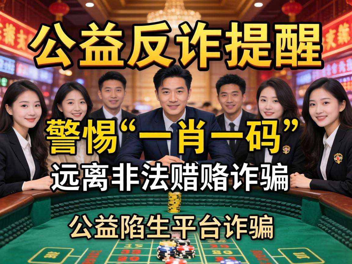 警惕“一肖一码”相关平台陷阱，公益反诈提醒你远离非法赌博诈骗
