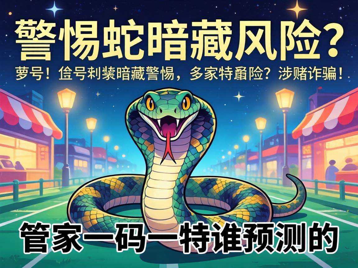 梦见蛇形选号暗藏风险？警惕“澳门管家一码一特谁预测的”涉赌诈骗