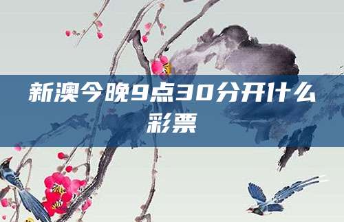 新澳今晚9点30分开什么彩票